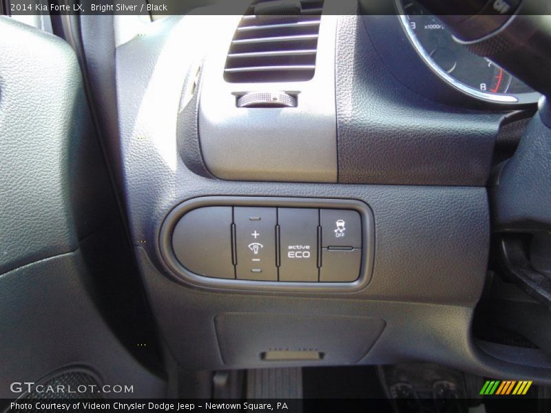 Bright Silver / Black 2014 Kia Forte LX