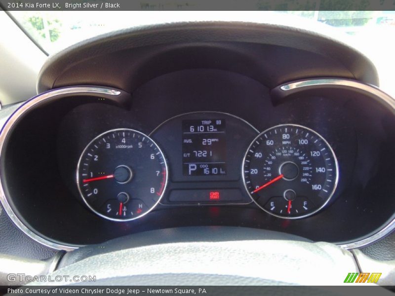 Bright Silver / Black 2014 Kia Forte LX