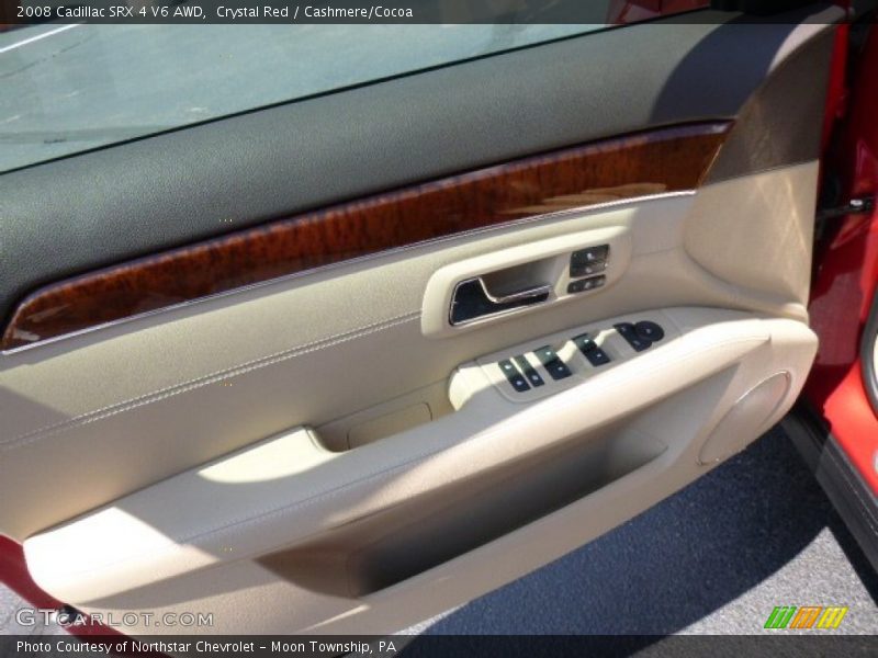 Crystal Red / Cashmere/Cocoa 2008 Cadillac SRX 4 V6 AWD