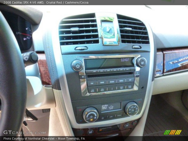 Crystal Red / Cashmere/Cocoa 2008 Cadillac SRX 4 V6 AWD