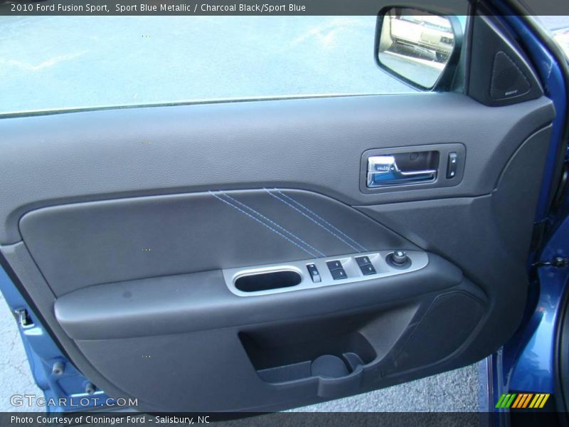 Sport Blue Metallic / Charcoal Black/Sport Blue 2010 Ford Fusion Sport