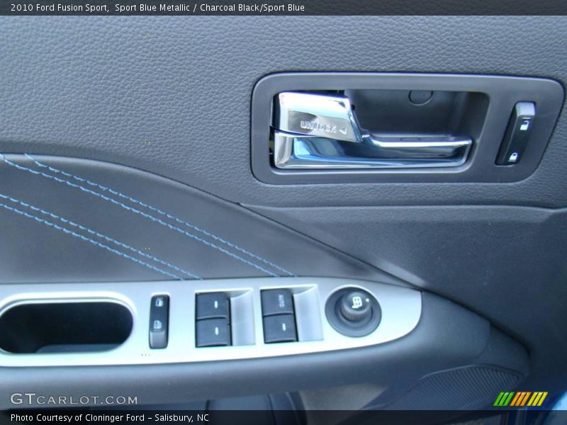 Sport Blue Metallic / Charcoal Black/Sport Blue 2010 Ford Fusion Sport