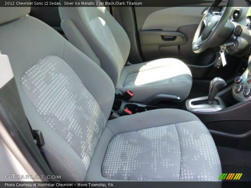 Silver Ice Metallic / Jet Black/Dark Titanium 2012 Chevrolet Sonic LS Sedan