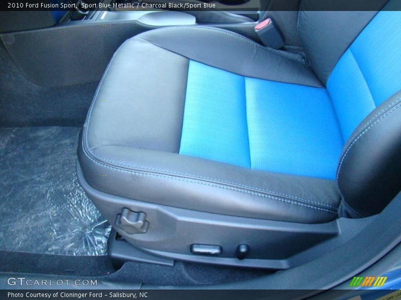 Sport Blue Metallic / Charcoal Black/Sport Blue 2010 Ford Fusion Sport