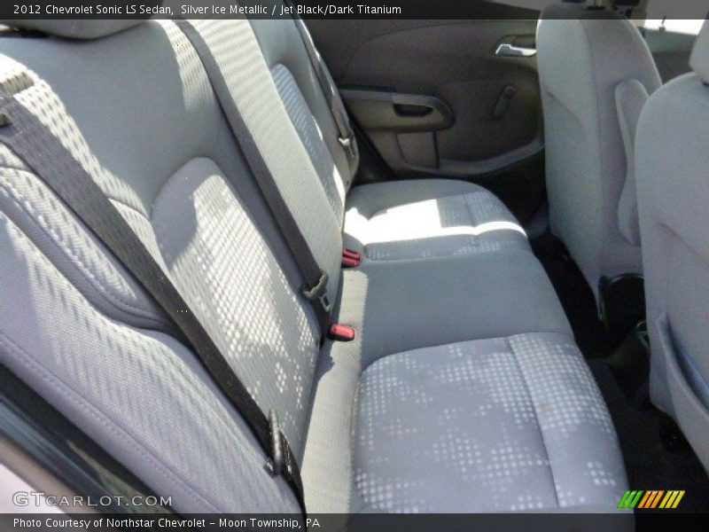 Silver Ice Metallic / Jet Black/Dark Titanium 2012 Chevrolet Sonic LS Sedan