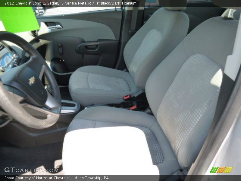 Silver Ice Metallic / Jet Black/Dark Titanium 2012 Chevrolet Sonic LS Sedan