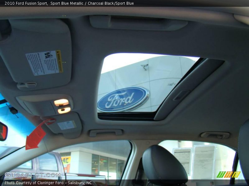 Sport Blue Metallic / Charcoal Black/Sport Blue 2010 Ford Fusion Sport