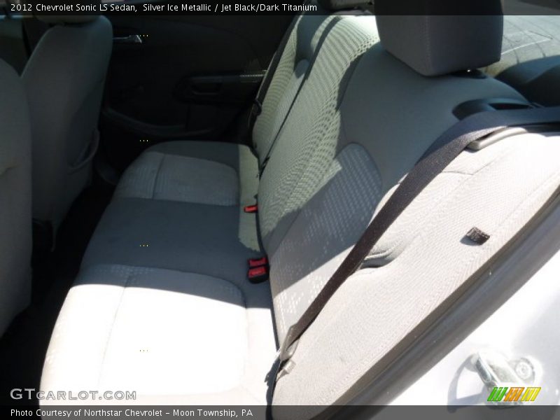 Silver Ice Metallic / Jet Black/Dark Titanium 2012 Chevrolet Sonic LS Sedan