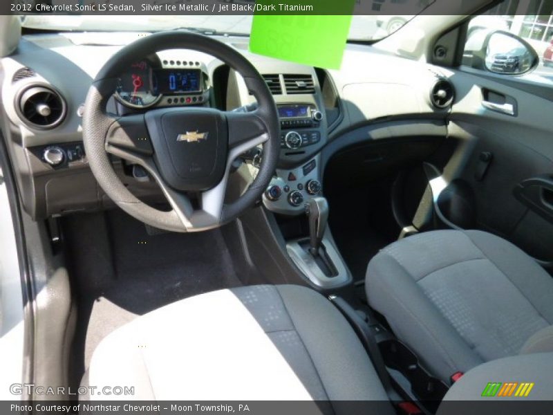 Silver Ice Metallic / Jet Black/Dark Titanium 2012 Chevrolet Sonic LS Sedan