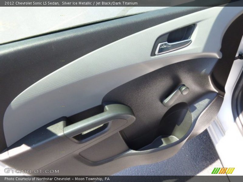 Silver Ice Metallic / Jet Black/Dark Titanium 2012 Chevrolet Sonic LS Sedan