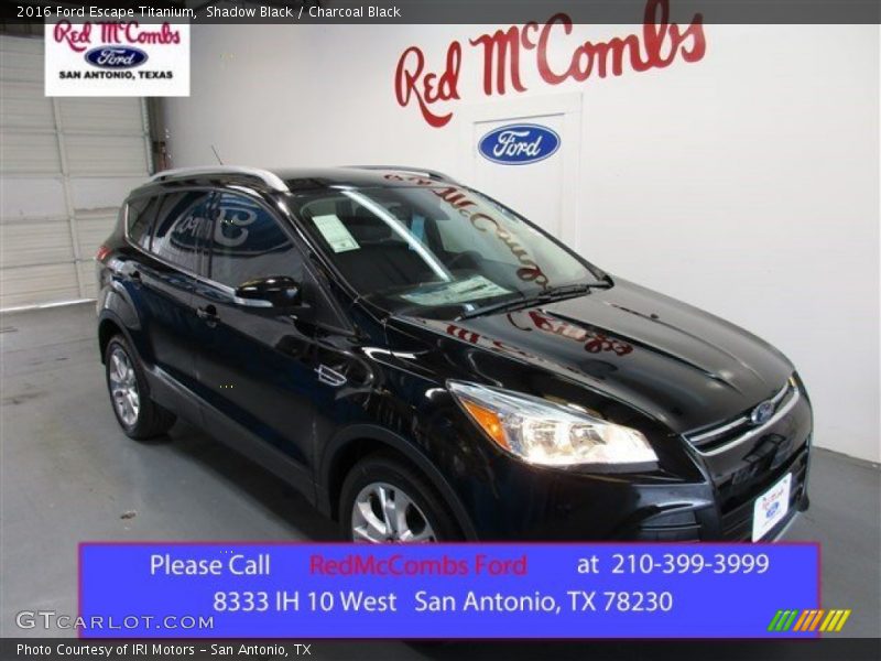 Shadow Black / Charcoal Black 2016 Ford Escape Titanium
