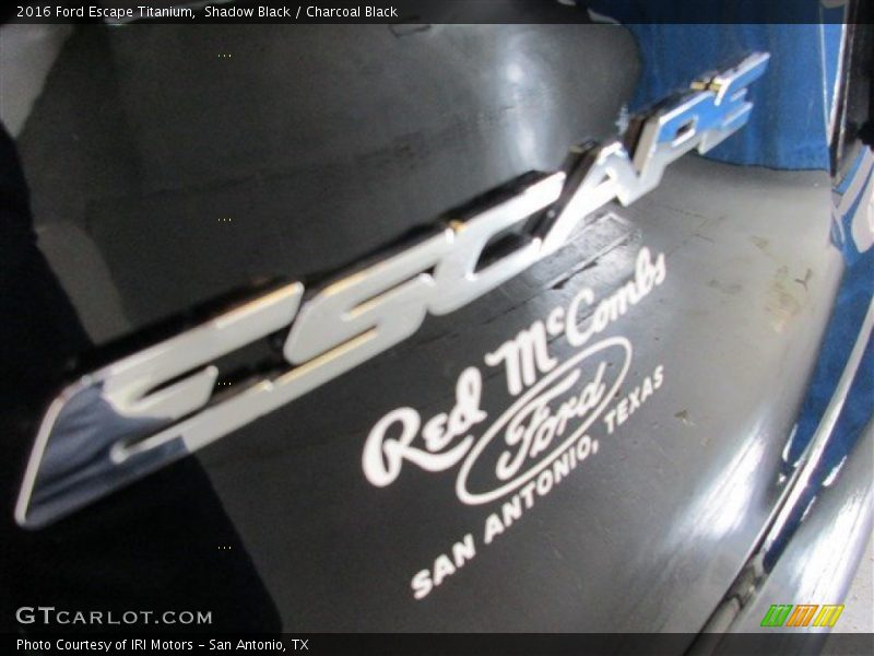 Shadow Black / Charcoal Black 2016 Ford Escape Titanium