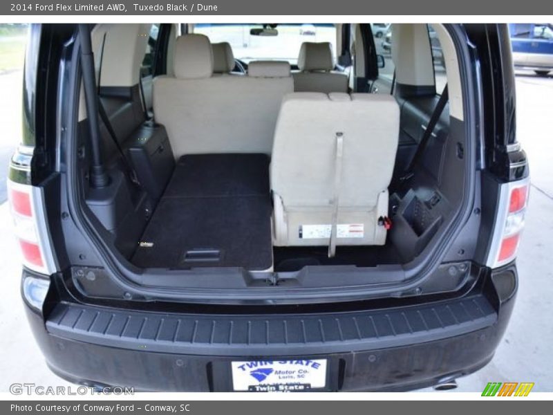 Tuxedo Black / Dune 2014 Ford Flex Limited AWD