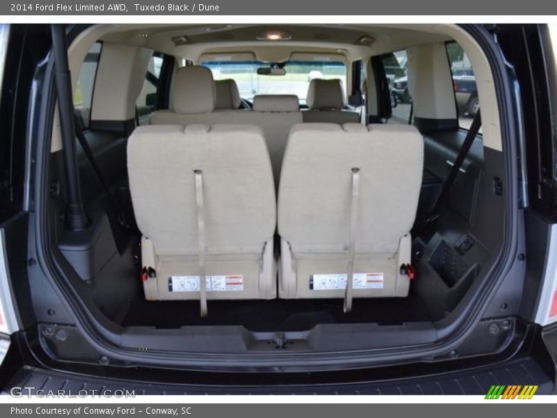 Tuxedo Black / Dune 2014 Ford Flex Limited AWD
