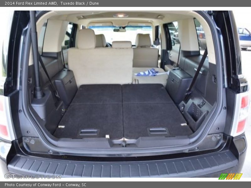 Tuxedo Black / Dune 2014 Ford Flex Limited AWD