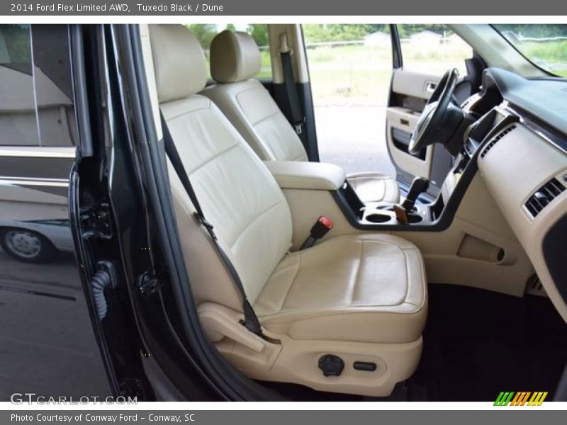 Tuxedo Black / Dune 2014 Ford Flex Limited AWD