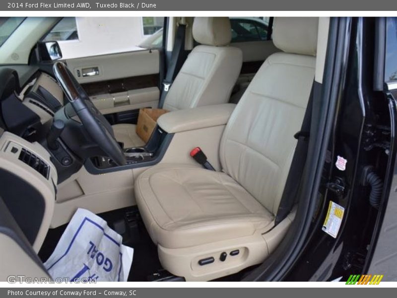 Tuxedo Black / Dune 2014 Ford Flex Limited AWD