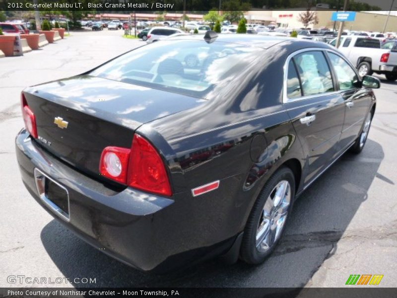 Black Granite Metallic / Ebony 2012 Chevrolet Malibu LT