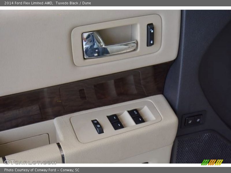 Tuxedo Black / Dune 2014 Ford Flex Limited AWD