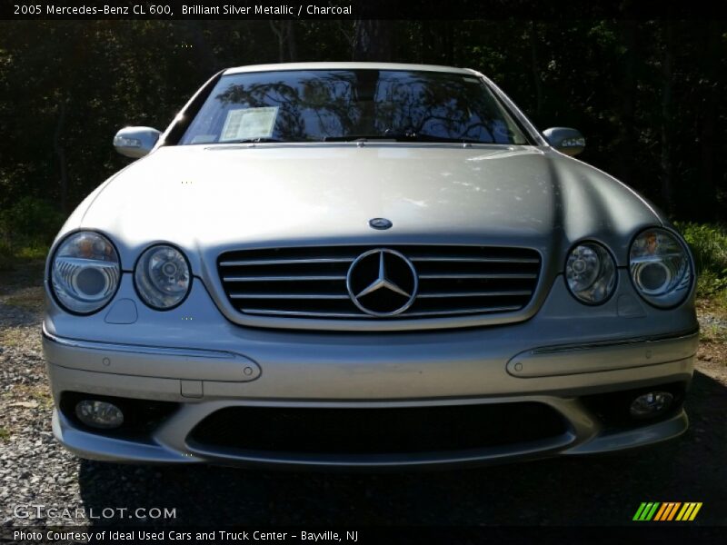 Brilliant Silver Metallic / Charcoal 2005 Mercedes-Benz CL 600