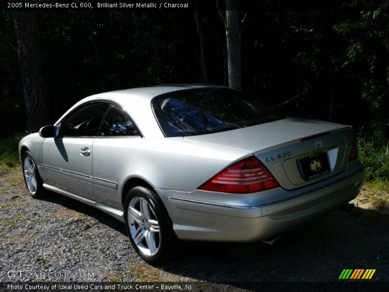 Brilliant Silver Metallic / Charcoal 2005 Mercedes-Benz CL 600