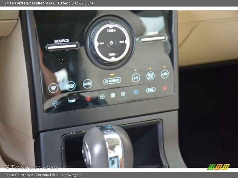 Tuxedo Black / Dune 2014 Ford Flex Limited AWD