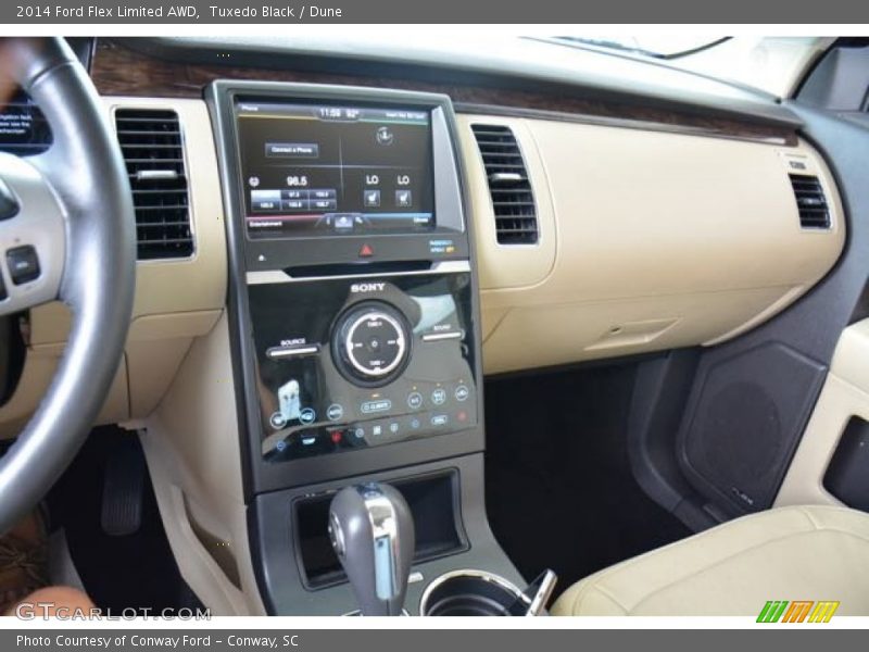 Tuxedo Black / Dune 2014 Ford Flex Limited AWD