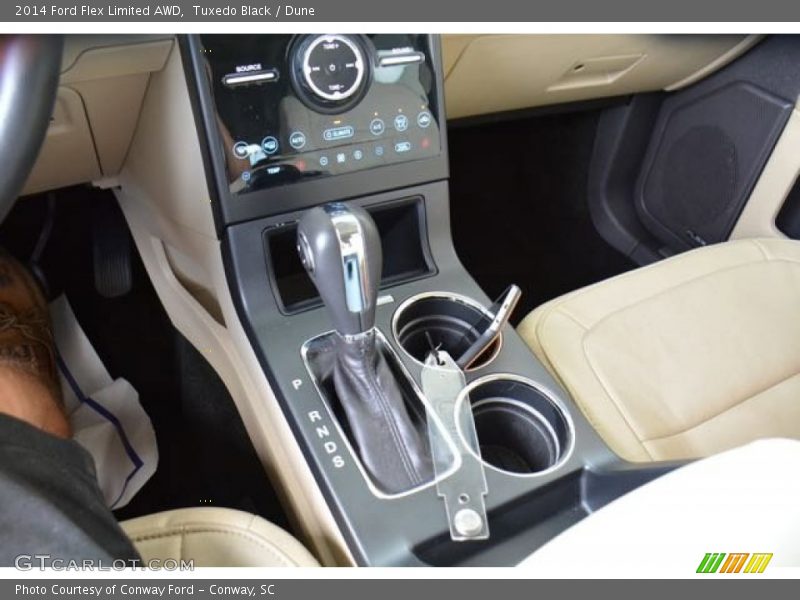 Tuxedo Black / Dune 2014 Ford Flex Limited AWD