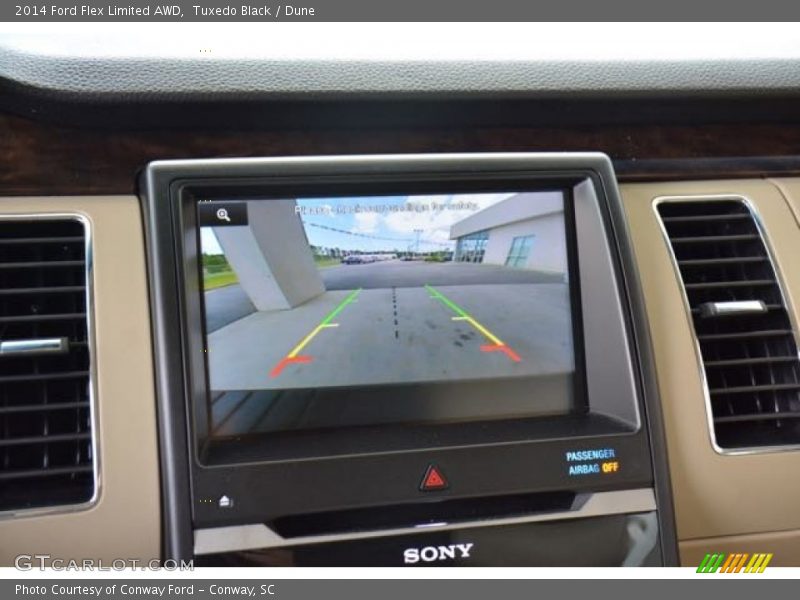 Tuxedo Black / Dune 2014 Ford Flex Limited AWD