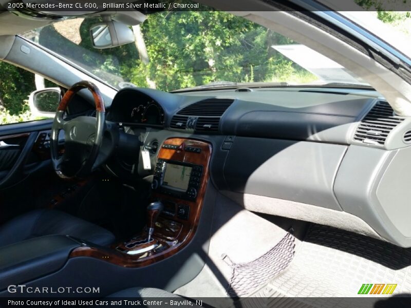 Brilliant Silver Metallic / Charcoal 2005 Mercedes-Benz CL 600