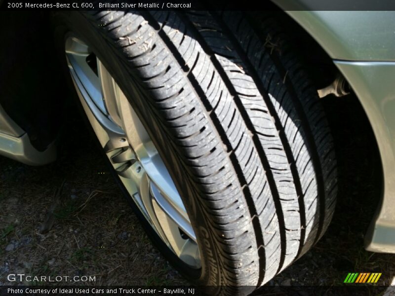 Brilliant Silver Metallic / Charcoal 2005 Mercedes-Benz CL 600