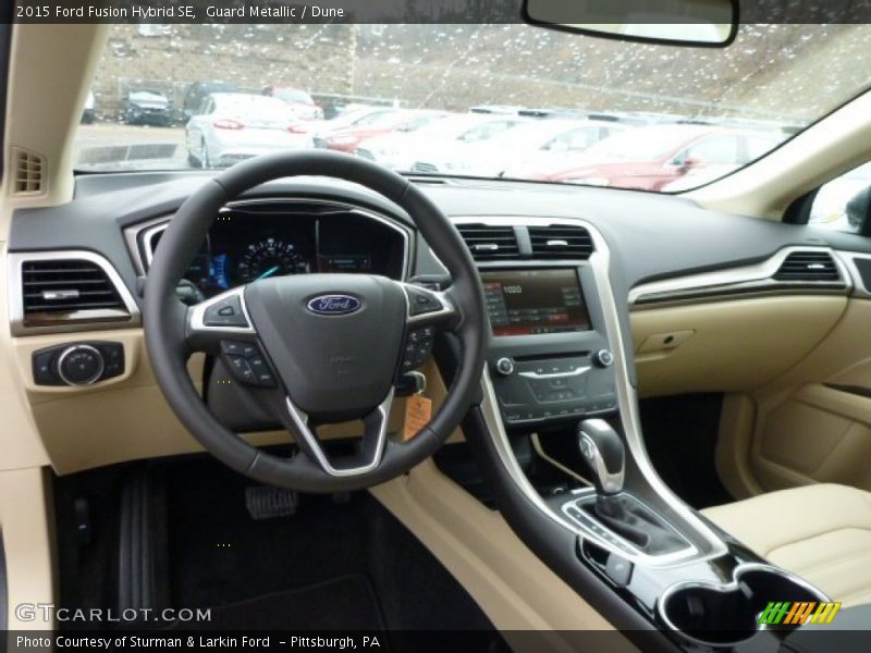 Guard Metallic / Dune 2015 Ford Fusion Hybrid SE