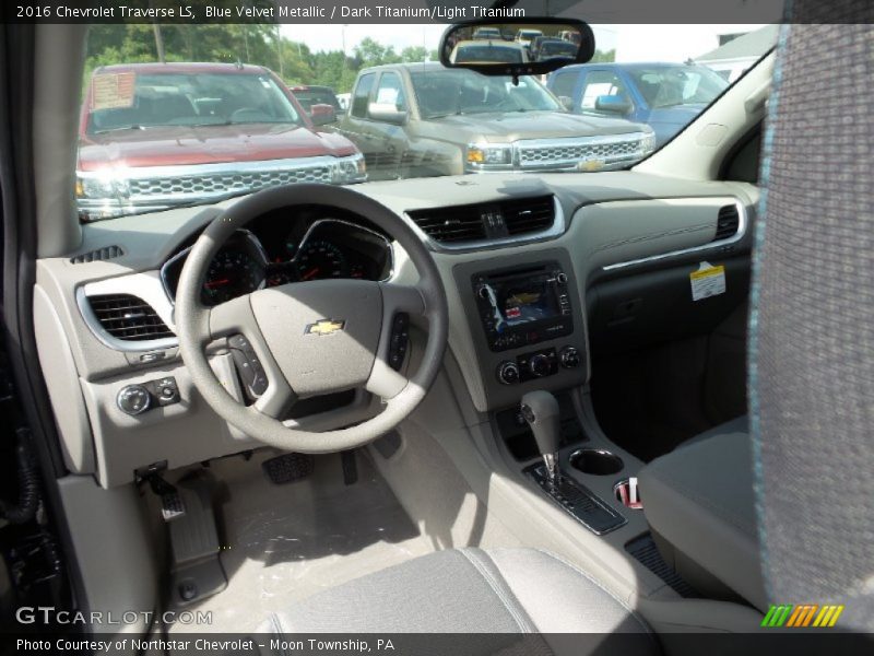 Blue Velvet Metallic / Dark Titanium/Light Titanium 2016 Chevrolet Traverse LS
