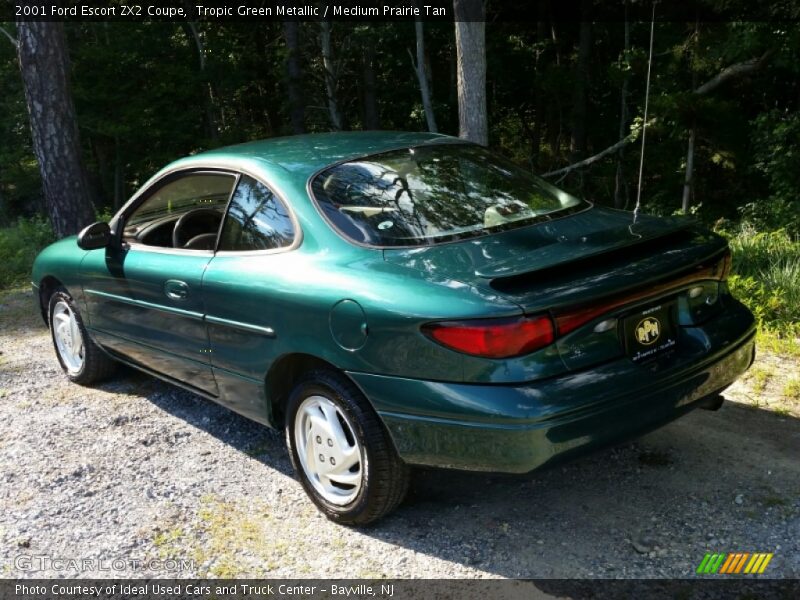 Tropic Green Metallic / Medium Prairie Tan 2001 Ford Escort ZX2 Coupe