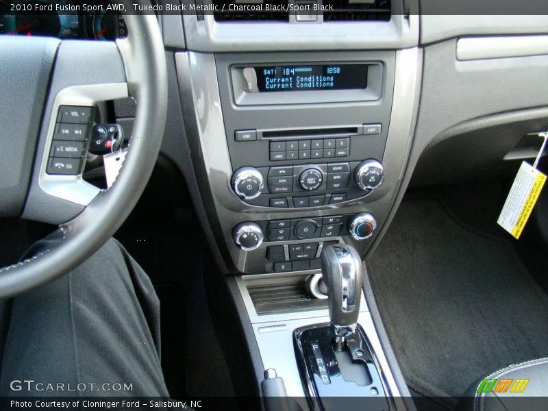 Tuxedo Black Metallic / Charcoal Black/Sport Black 2010 Ford Fusion Sport AWD