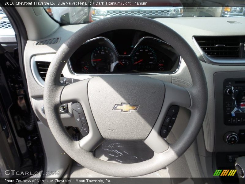 Blue Velvet Metallic / Dark Titanium/Light Titanium 2016 Chevrolet Traverse LS