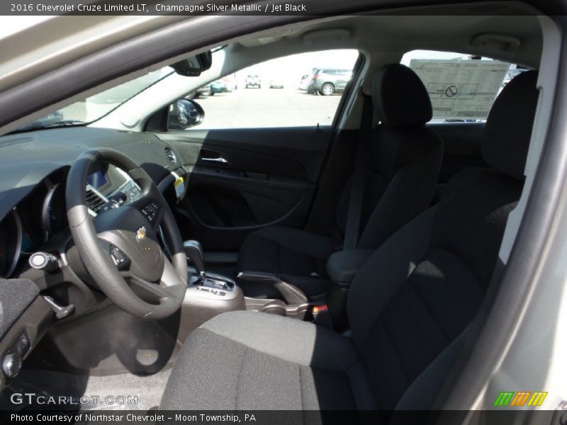Champagne Silver Metallic / Jet Black 2016 Chevrolet Cruze Limited LT