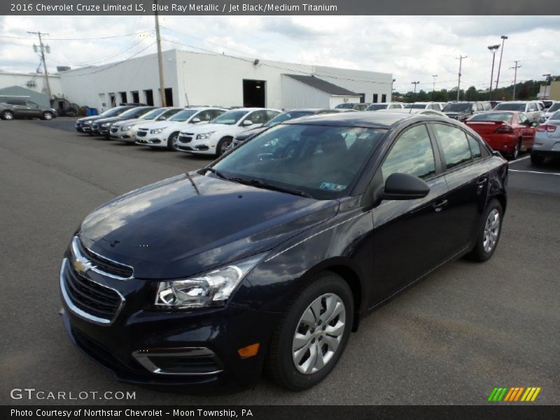 Blue Ray Metallic / Jet Black/Medium Titanium 2016 Chevrolet Cruze Limited LS