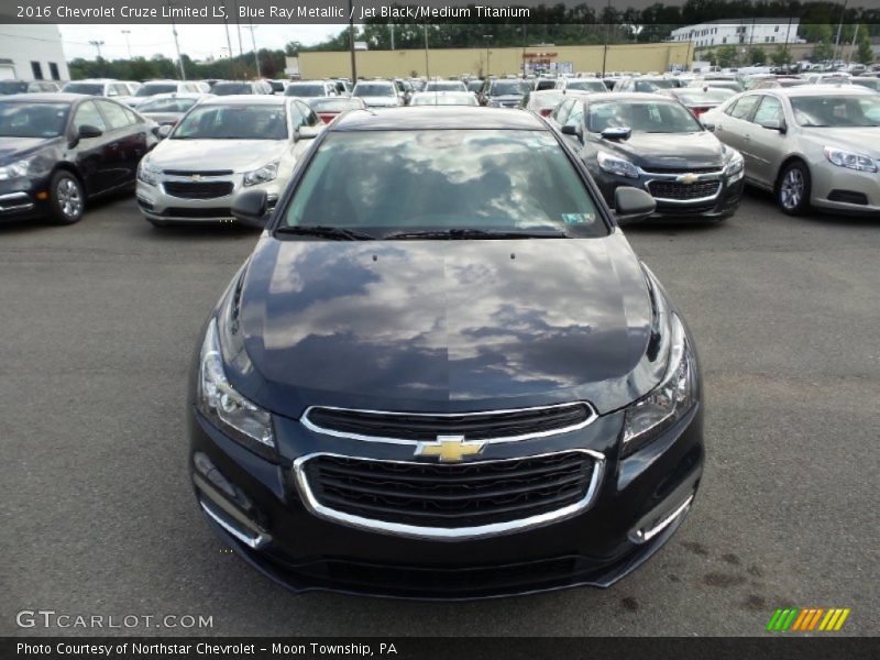 Blue Ray Metallic / Jet Black/Medium Titanium 2016 Chevrolet Cruze Limited LS