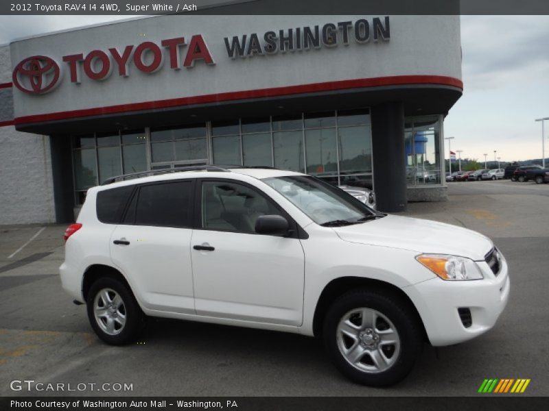 Super White / Ash 2012 Toyota RAV4 I4 4WD