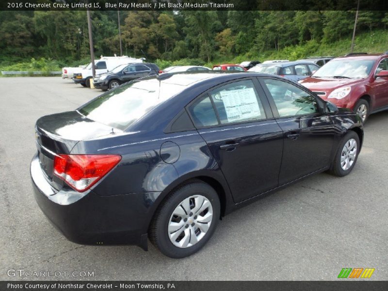 Blue Ray Metallic / Jet Black/Medium Titanium 2016 Chevrolet Cruze Limited LS