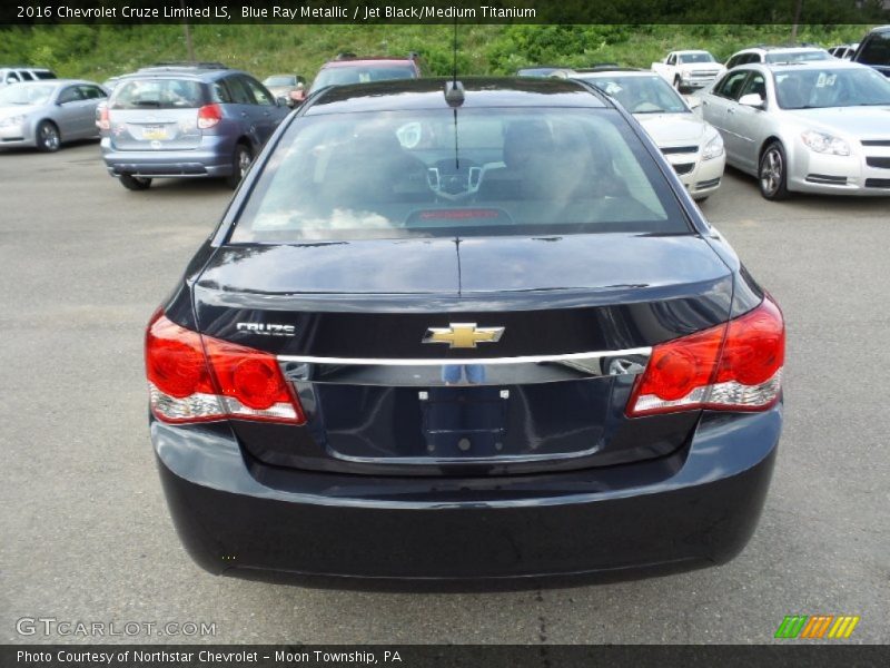 Blue Ray Metallic / Jet Black/Medium Titanium 2016 Chevrolet Cruze Limited LS
