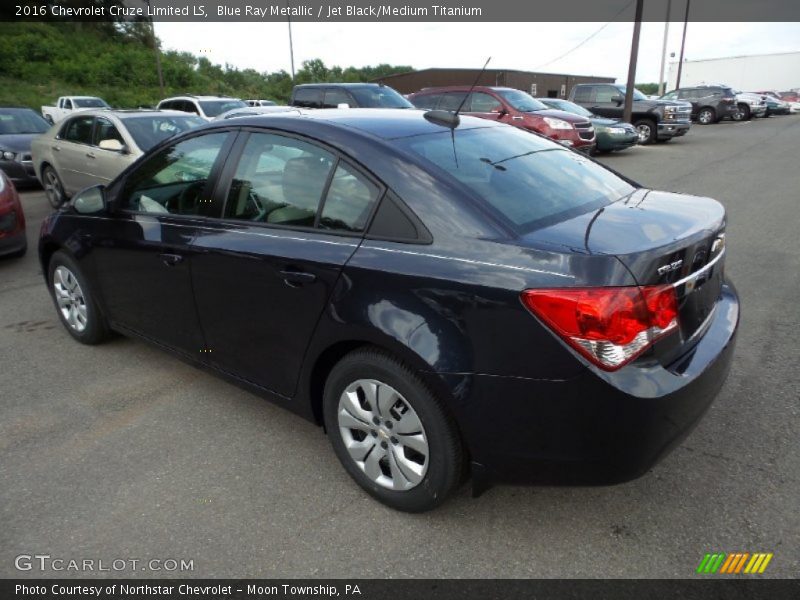 Blue Ray Metallic / Jet Black/Medium Titanium 2016 Chevrolet Cruze Limited LS
