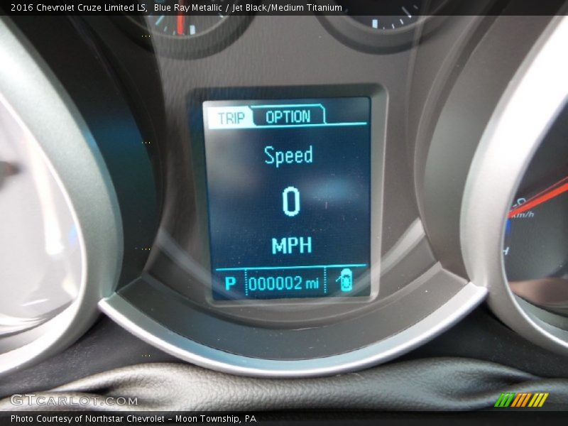Blue Ray Metallic / Jet Black/Medium Titanium 2016 Chevrolet Cruze Limited LS