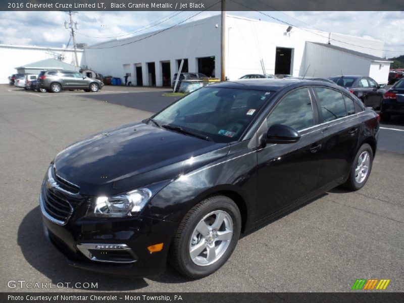 Black Granite Metallic / Jet Black 2016 Chevrolet Cruze Limited LT