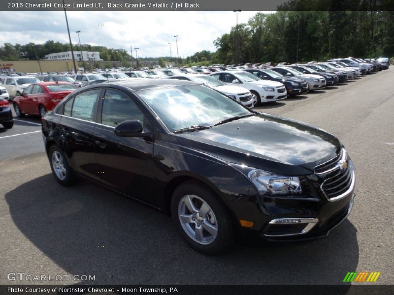 Black Granite Metallic / Jet Black 2016 Chevrolet Cruze Limited LT