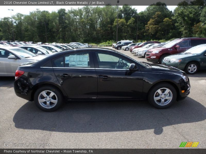 Black Granite Metallic / Jet Black 2016 Chevrolet Cruze Limited LT