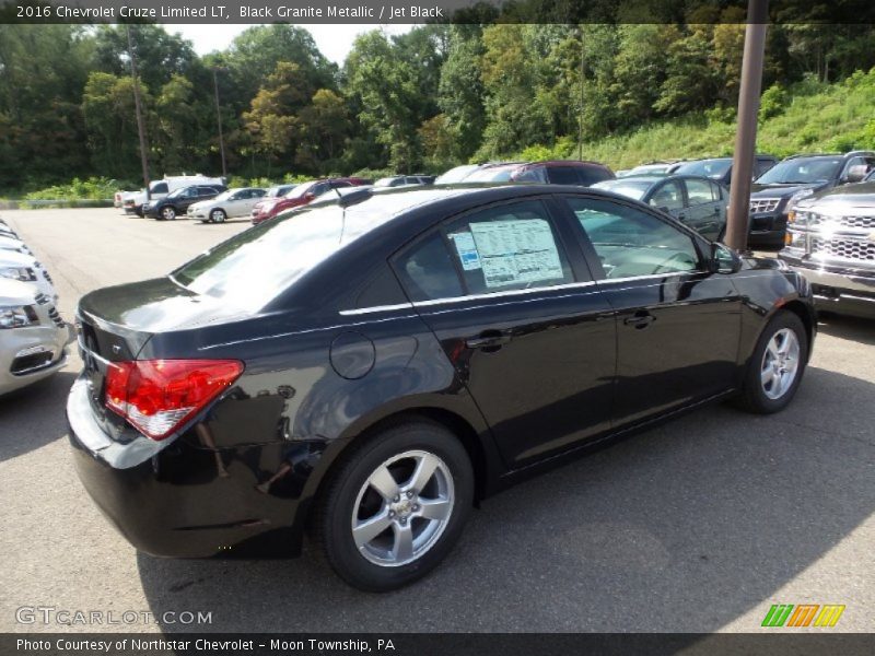 Black Granite Metallic / Jet Black 2016 Chevrolet Cruze Limited LT