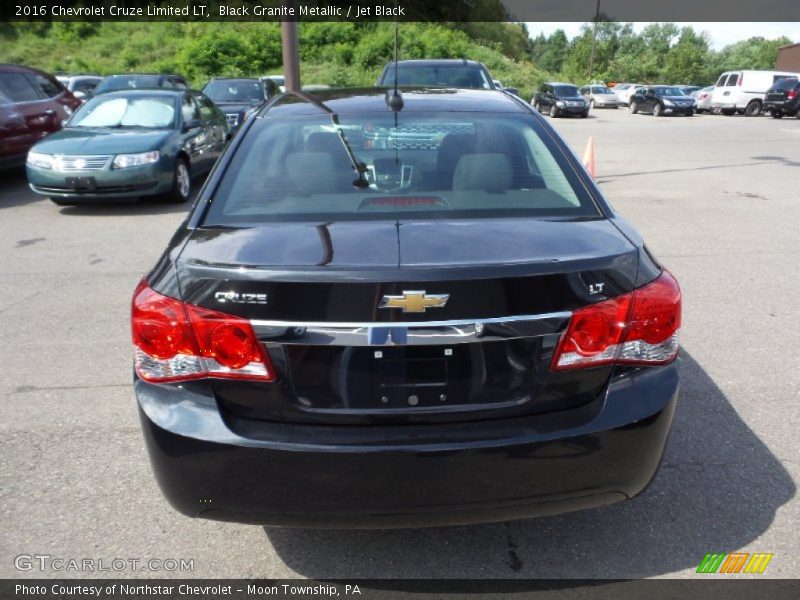 Black Granite Metallic / Jet Black 2016 Chevrolet Cruze Limited LT