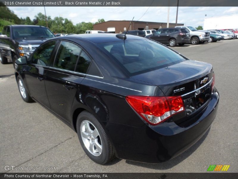 Black Granite Metallic / Jet Black 2016 Chevrolet Cruze Limited LT